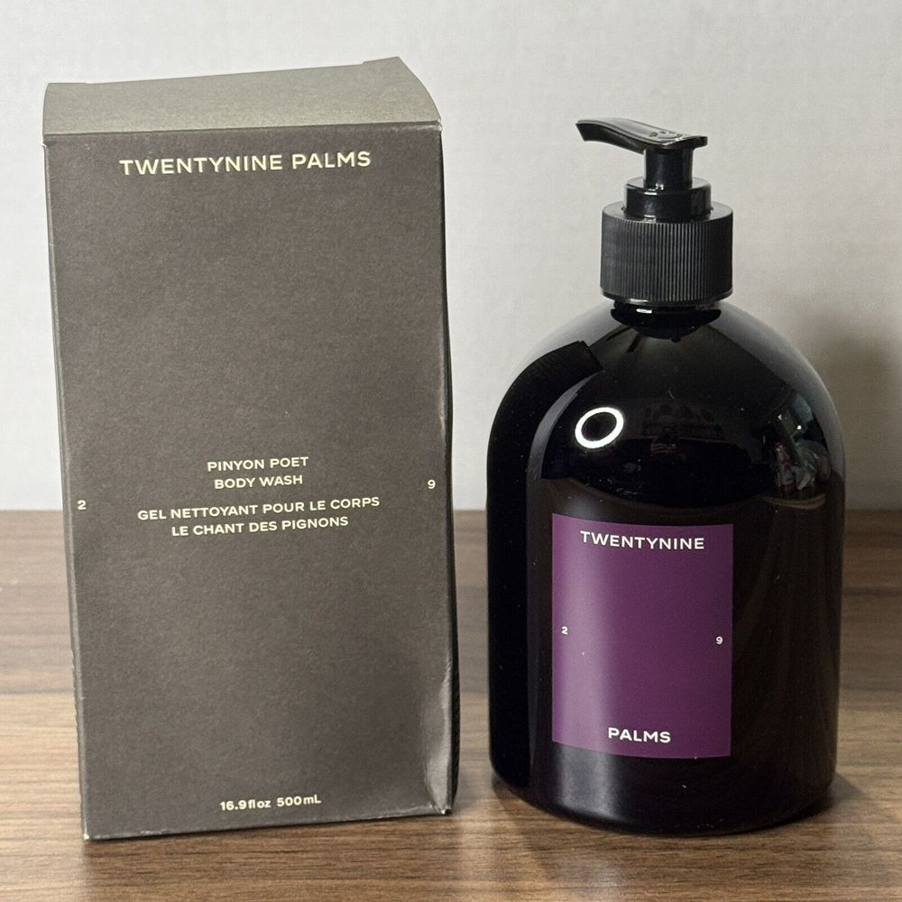 Twentynine‎ Palms Jared Leto Vegan Pinyon Poet Body Wash 16.9 oz Jojoba Marjoram